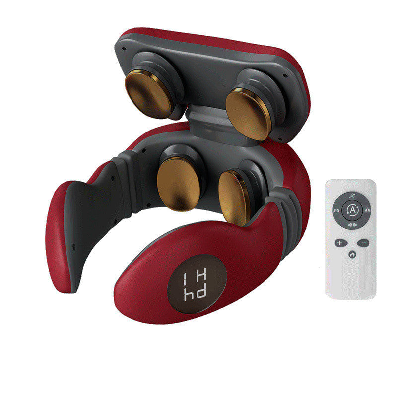 Electric Pulse Wireless Remote Control Shoulder And Neck Massager